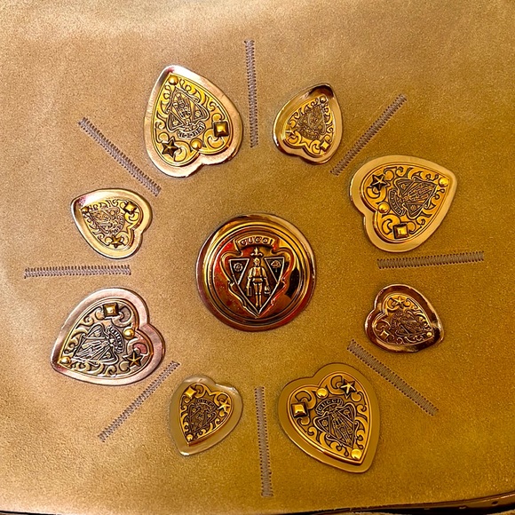 Gucci suede large hobo shoulder bag - Picture 2 of 12